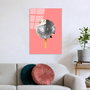 Wallity UV-873 Cuadro Decorativo de Vidrio Templado Multicolor 45 x 65 cm